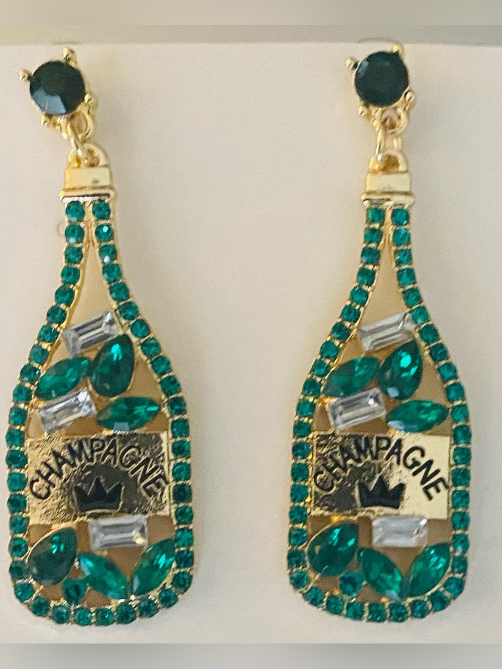Champagne Bottle Earrings